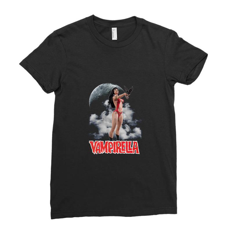 Vampirella Ladies Fitted T-Shirt by pusyaque-podcast | Artistshot