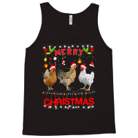 Chicken Design Merry Christmas Chicken For Kids Costume Cute 32 Hen Ch Tank Top | Artistshot