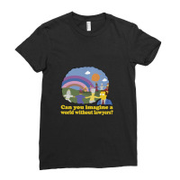 Can You Imagine A World Without Lawyers, Lionel Hutz Ladies Fitted T-shirt | Artistshot