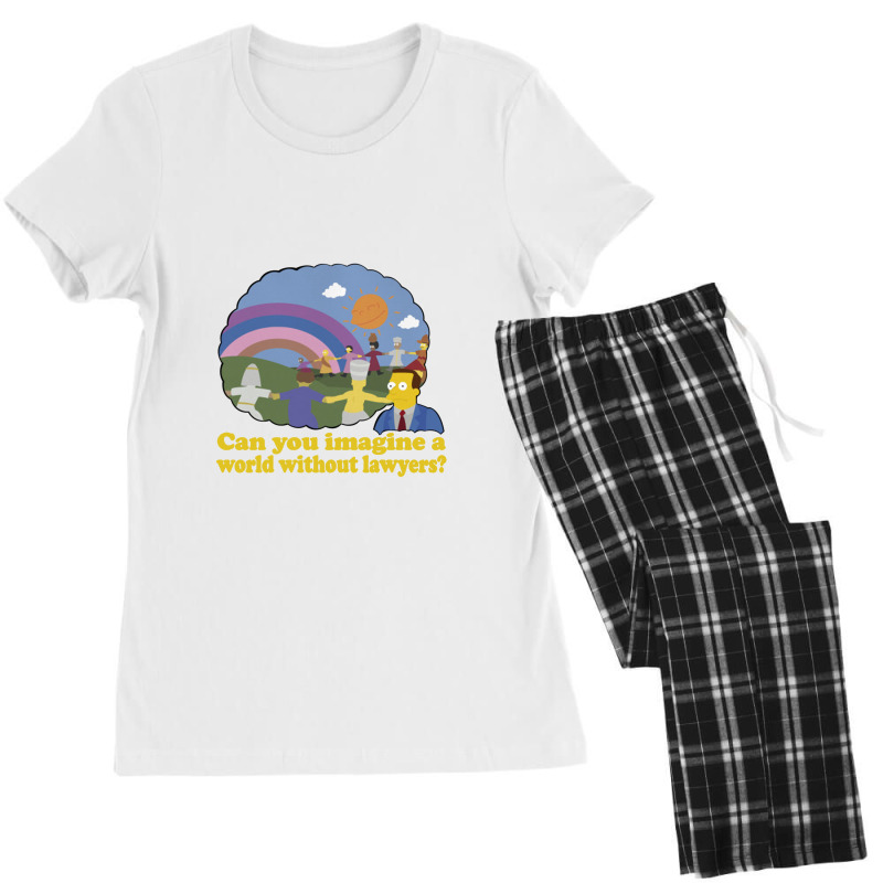 Can You Imagine A World Without Lawyers, Lionel Hutz Women's Pajamas Set by hydrant-podcast | Artistshot