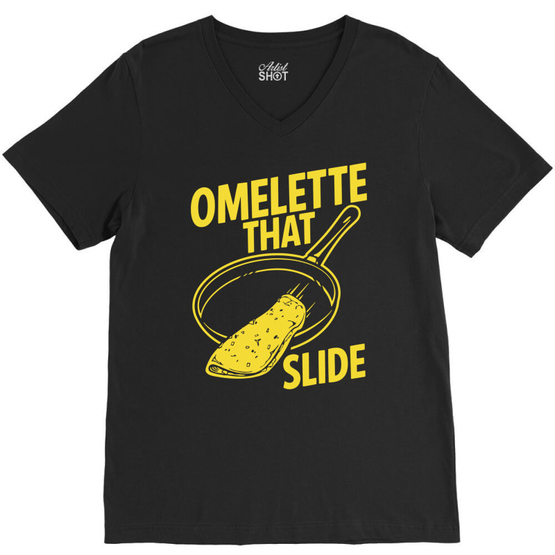 Omelette That Slide V-Neck Tee by Nurhidayat05 | Artistshot