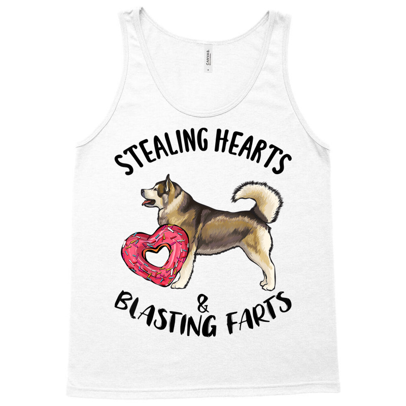 Stealing Hearts Blasting Farts Alaskan Malamute Valentines T Shirt Tank Top | Artistshot