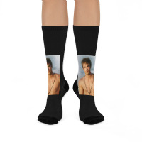 Ian Damon Shirtless Salvatore Crew Socks | Artistshot