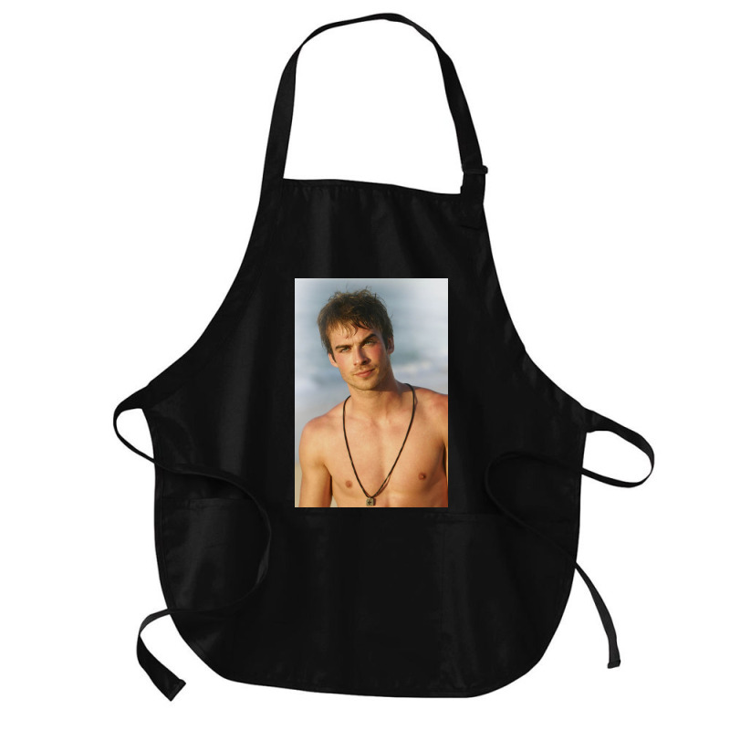 Ian Damon Shirtless Salvatore Medium-length Apron | Artistshot