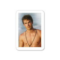 Ian Damon Shirtless Salvatore Sticker | Artistshot