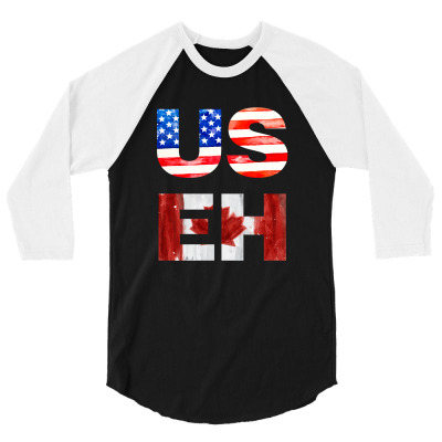 Useh America Canada 3/4 Sleeve Shirt Designed By Sengul