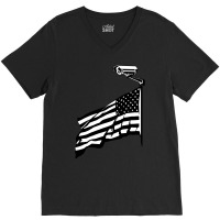 Salute The Camera V-neck Tee | Artistshot