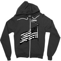 Salute The Camera Zipper Hoodie | Artistshot