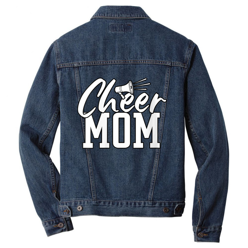 Womens Megaphone Cheer Mom Music Vintage Retro Men Denim Jacket by HailieDesign | Artistshot