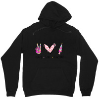 Peace Love And Vaccine I'm Vaccinated 2021 Vaccination Day Gift Unisex Hoodie | Artistshot