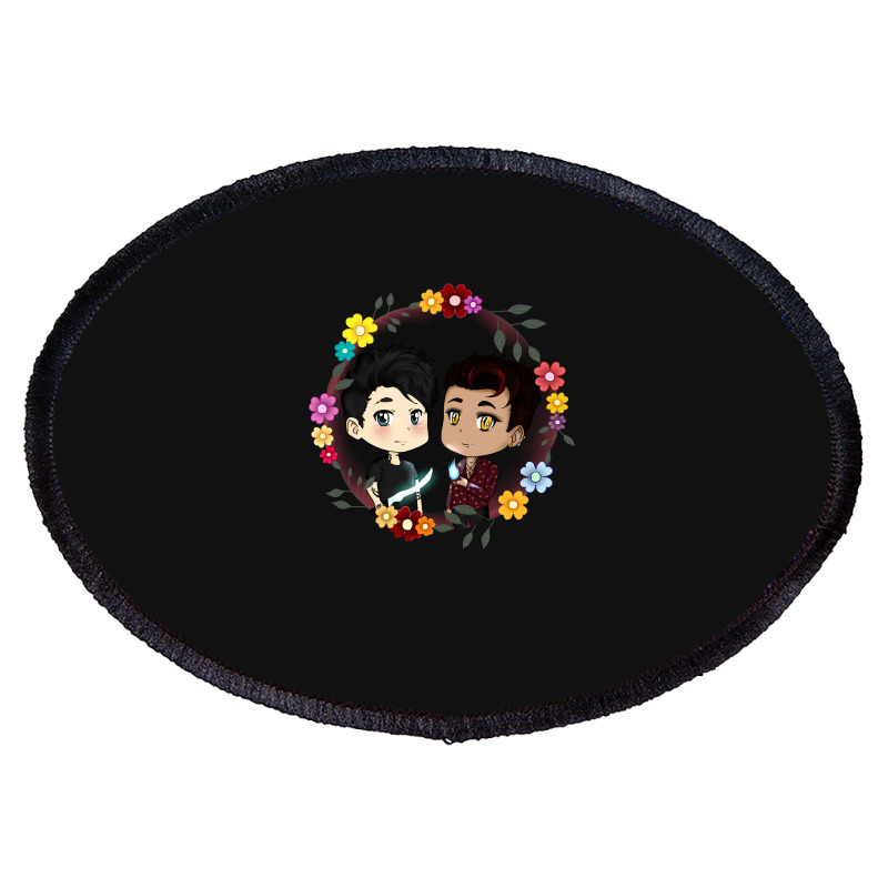 Mask Lightwood Day Gift Oval Patch | Artistshot