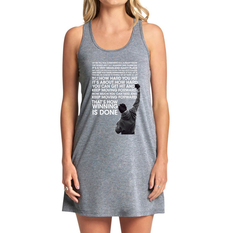 Retro  Stallone Mens Womens Tank Dress by PeytonArtists | Artistshot