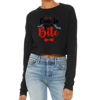 Come In For A Bite Cropped Sweater | Artistshot