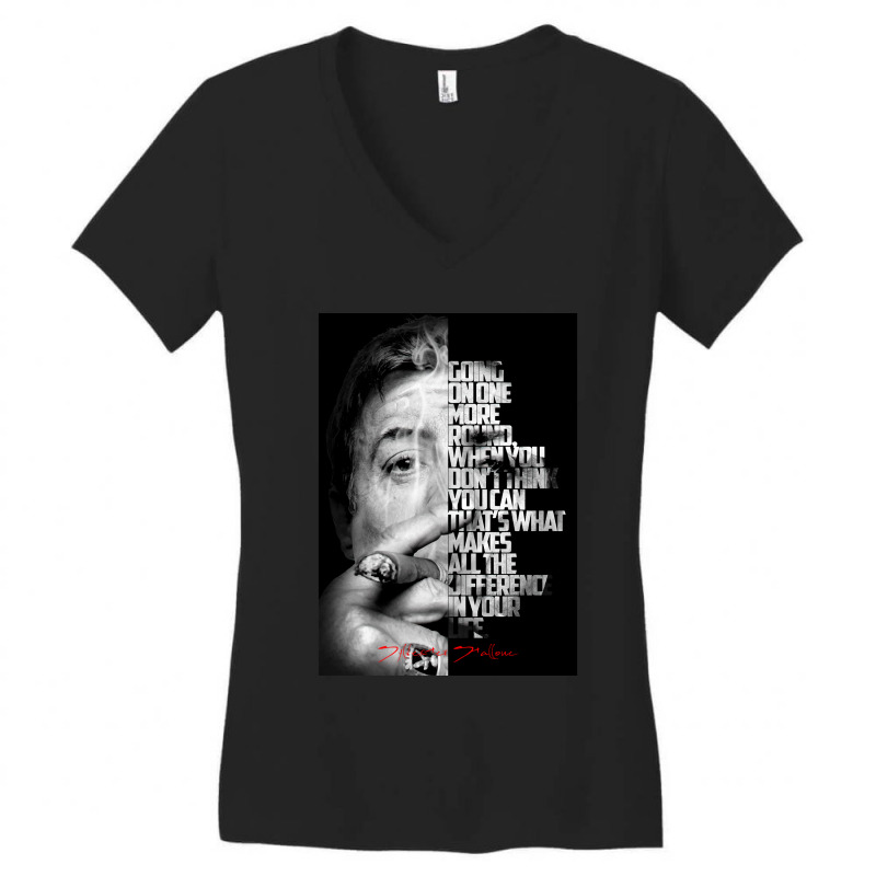 Women Men Stallone For Mens Womens Women's V-Neck T-Shirt by PeytonArtists | Artistshot