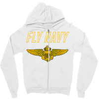 Fly Navy Shirt Classic Naval Officer Pilot Wings Tee Zipper Hoodie | Artistshot