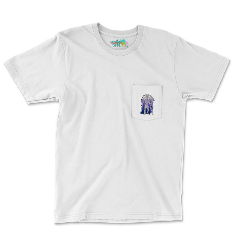 Skeletor Pocket T-Shirt by pusyaque-podcast | Artistshot