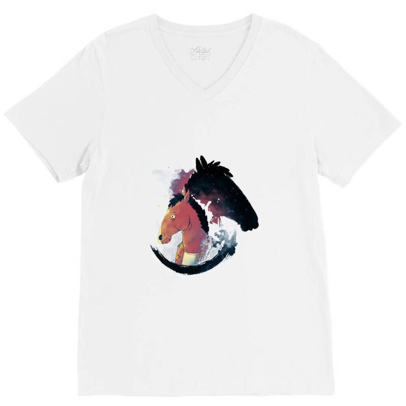 The Horse Bojack Horseman V-Neck Tee by pusyaque-podcast | Artistshot