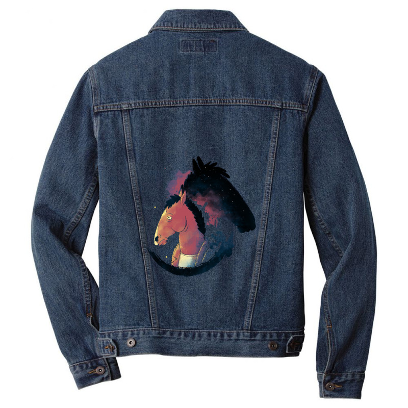 The Horse Bojack Horseman Men Denim Jacket by pusyaque-podcast | Artistshot