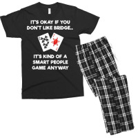 Bridge T Shirt   Funny Bridge Card Game Smart People Men's T-shirt Pajama Set | Artistshot