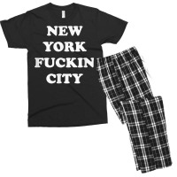 Funny New York Shirt  New York Fuckin City T Shirt Men's T-shirt Pajama Set | Artistshot