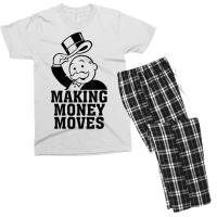 Monopoly Making Money Moves Men's T-shirt Pajama Set | Artistshot