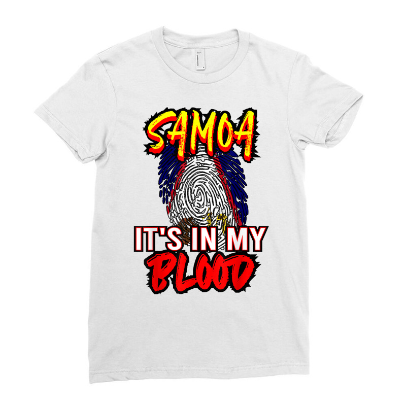 American Samoa Samoan Polynesian T Shirt T Shirt Ladies Fitted T-Shirt by plancefbtluceka | Artistshot