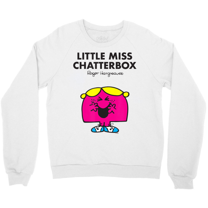 Mr. Men Little Miss Chatterbox Crewneck Sweatshirt by jawlejocma2 | Artistshot