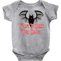 Funny Phlebotomist Vampire Bat Phlebotomy Saying T Shirt Baby Bodysuit | Artistshot