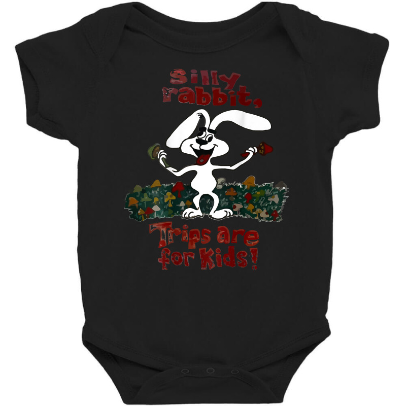 Vintage Silly Rabbit Trips Are For Kids T Shirt Baby Bodysuit | Artistshot