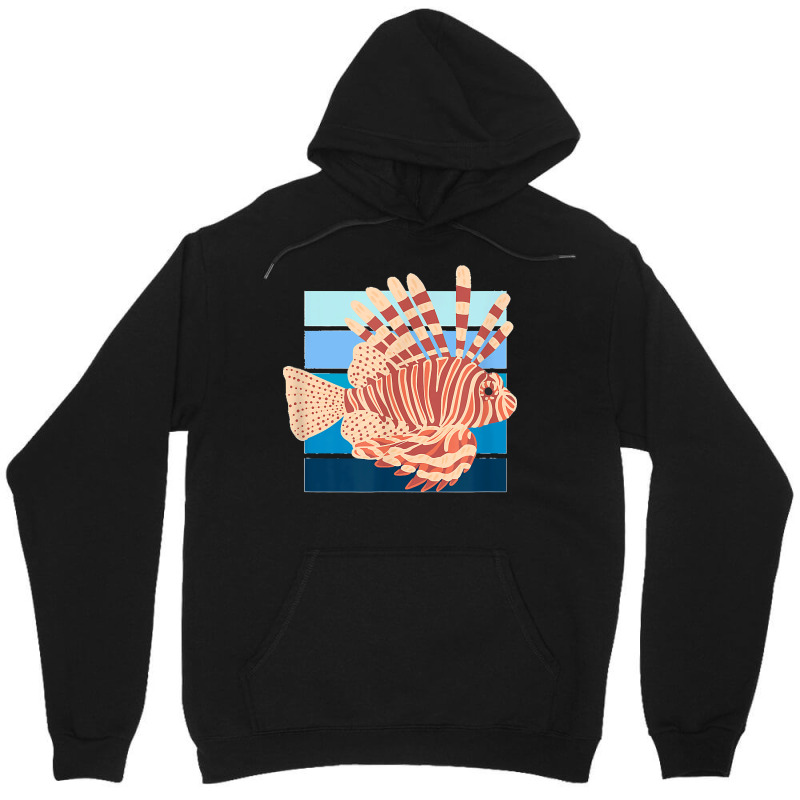 Lion Ocean Fish Retro For Men Women Kids Unisex Hoodie by LeonelSalas | Artistshot