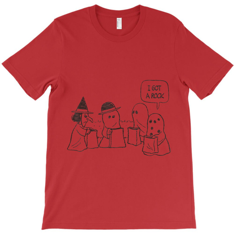 Peanuts Halloween Charlie Brown I Got A Rock T-Shirt by jawlejocma2 | Artistshot