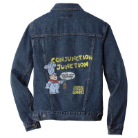 Schoolhouse Rock Conjunction Junction Men Denim Jacket | Artistshot