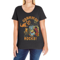 Schoolhouse Rock Grammar Rocks Ladies Curvy T-shirt | Artistshot