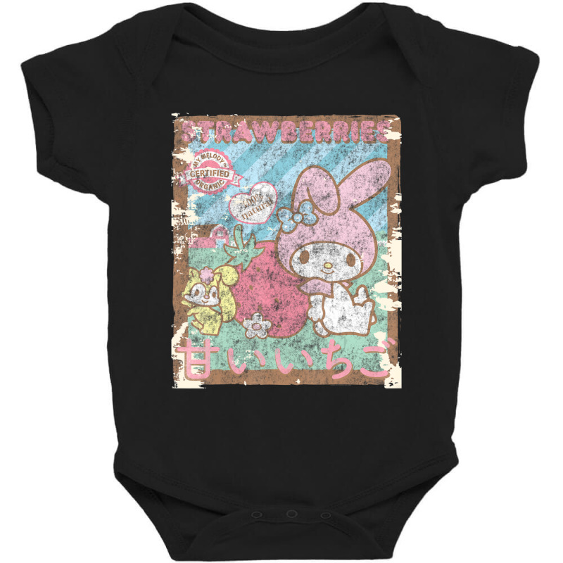 My Melody Strawberry Picking Strawberries Farm Baby Bodysuit | Artistshot