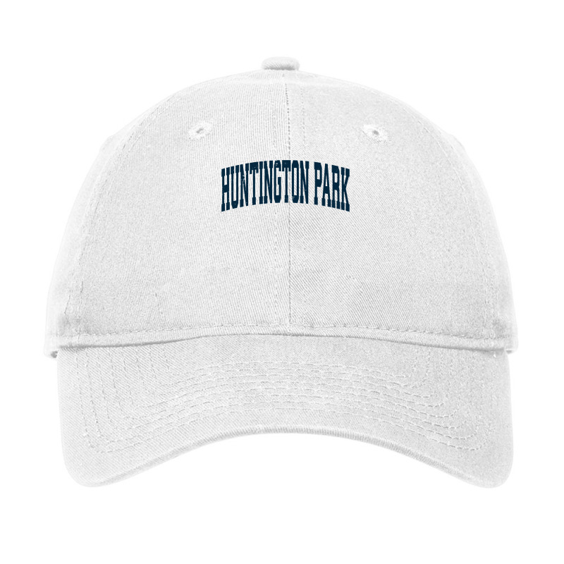 Huntington Park California Ca Vintage Athletic Sports Navy D Sweatshir Adjustable Cap | Artistshot