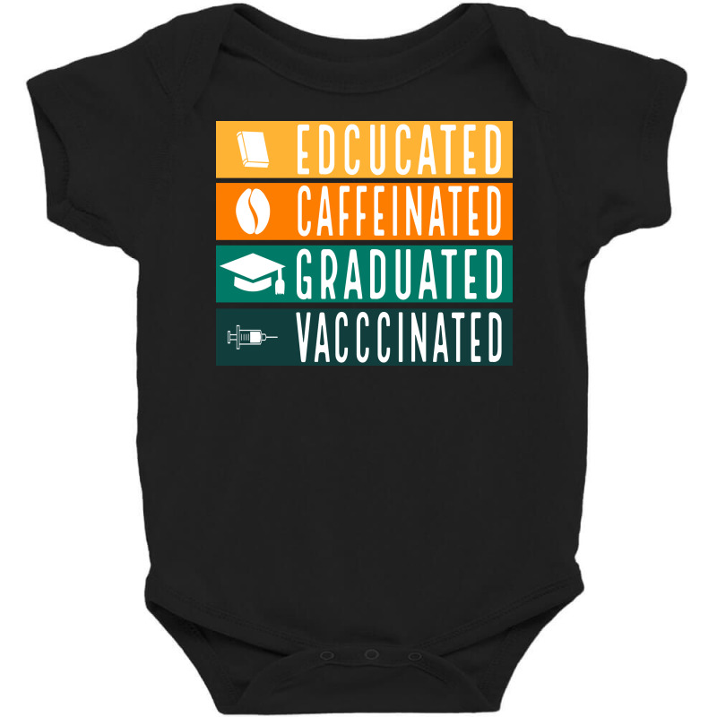 Educated Vaccinated Baby Bodysuit by Zero_art | Artistshot