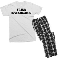 Fraud Investigator T Shirt Men's T-shirt Pajama Set | Artistshot