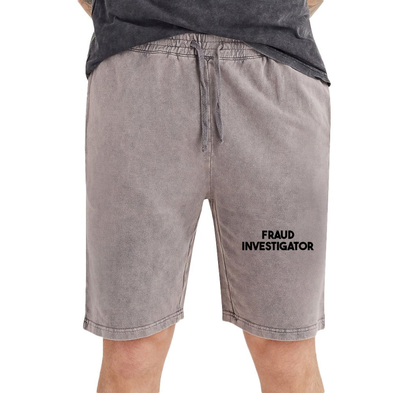 Fraud Investigator T Shirt Vintage Short by roopeedwrich76 | Artistshot