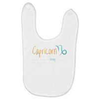 Capricorn Facts Astrology Quotes Zodiac Sign Birthday T Shirt Baby Bibs | Artistshot