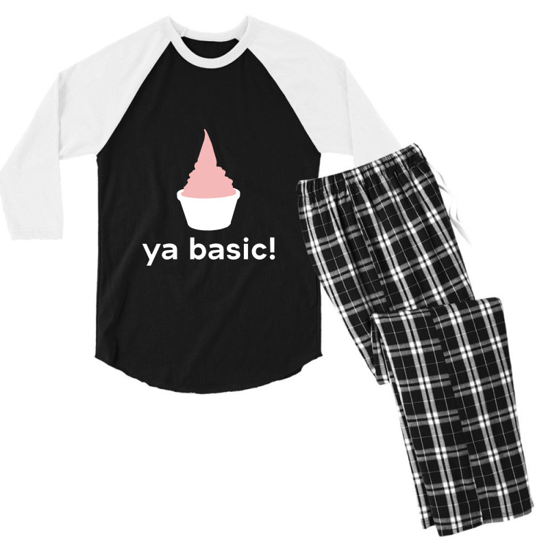 Eleanor Shellstrop Says Ya Basic Men's 3/4 Sleeve Pajama Set by pusyaque-podcast | Artistshot