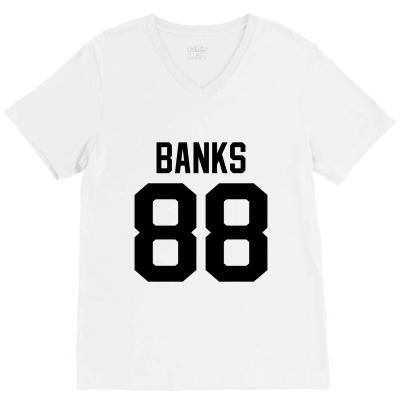 Banks 88 A V-neck Tee Designed By Hotcoffeepdc