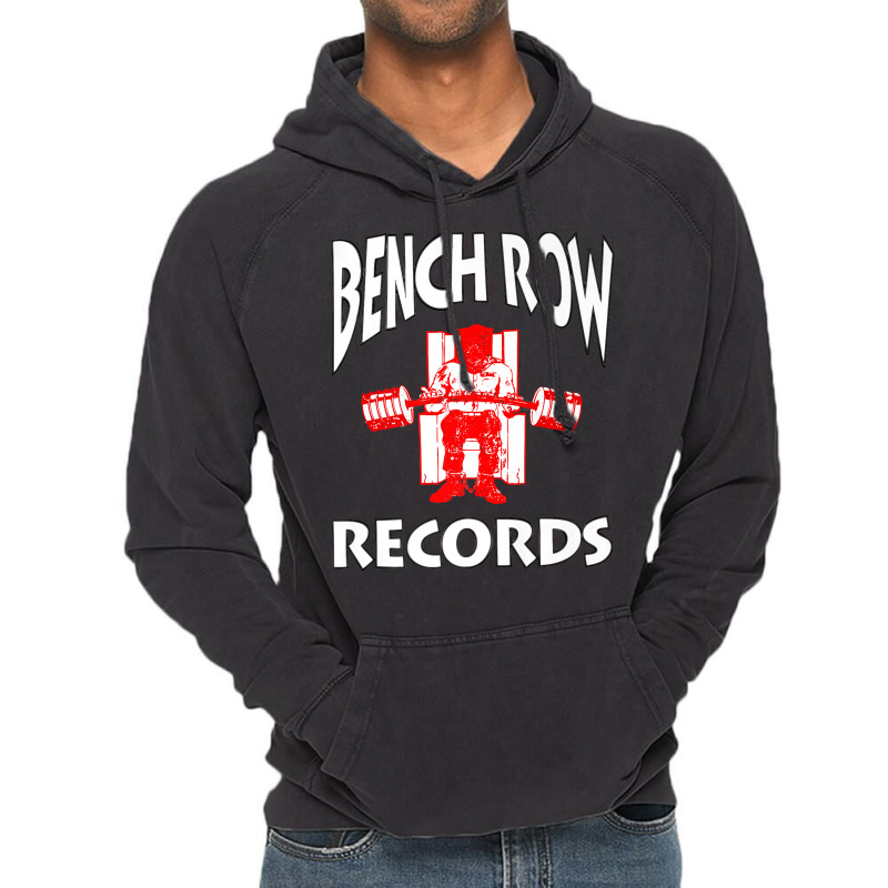 Custom Bench Row Records Hoodie Shirt Vintage - Hakerzgtayage Apparel T By Artistshot Underdog Powerlifting