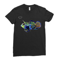 Mandarin Goby Dragonet Saltwater Reef Aquarium Fish Tank Premium Ladies Fitted T-shirt | Artistshot