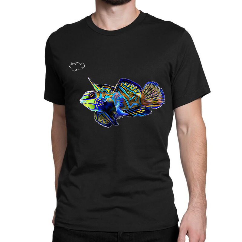 Mandarin Goby Dragonet Saltwater Reef Aquarium Fish Tank Premium Classic T-shirt by LeonelSalas | Artistshot