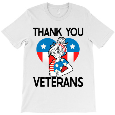 Thank You Veterans T-shirt Designed By Oliver Hegmann