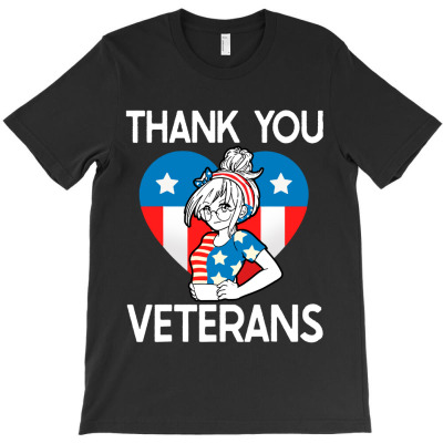 Thank You Veterans T-shirt Designed By Oliver Hegmann