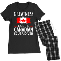 Greatness Exist In Canadian Scuba Diver Women's Pajamas Set | Artistshot