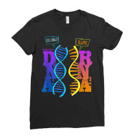 Dna Rna Molecular Biology Pun Science Genetics Genealogy T Shirt Ladies Fitted T-shirt | Artistshot