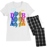 Dna Rna Molecular Biology Pun Science Genetics Genealogy T Shirt Women's Pajamas Set | Artistshot