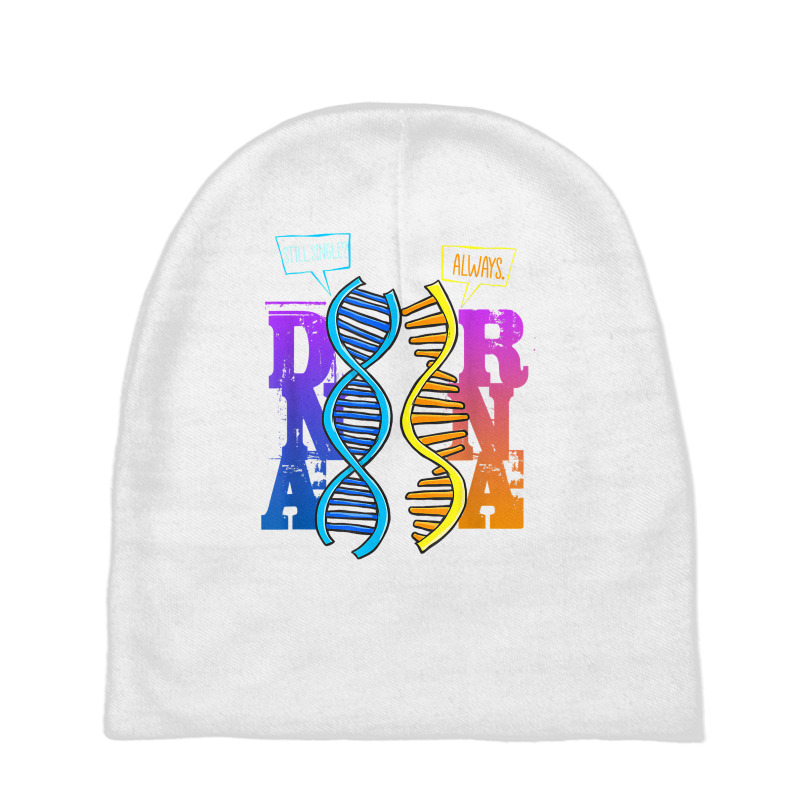 Dna Rna Molecular Biology Pun Science Genetics Genealogy T Shirt Baby Beanies by keylonnsrosol5d | Artistshot